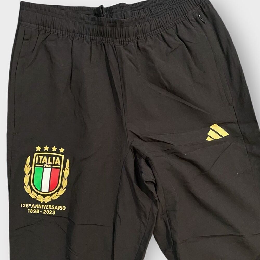 Adidas Italy National Team 125th Anniversary Jogger Pants HY5436 Mens size Small - Picture 5 of 10